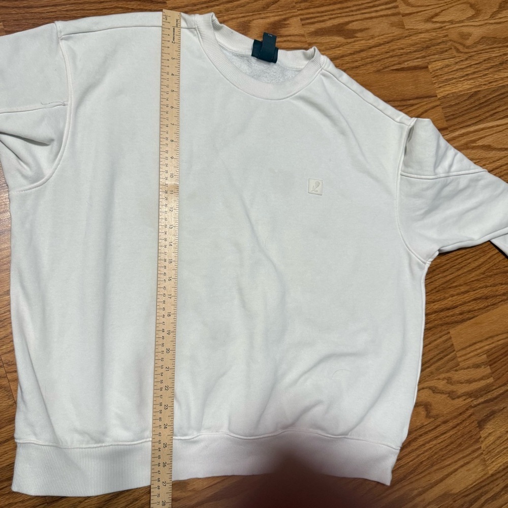 H&M Cream Crewneck Sweatshirt Women’s XL - Picture 9 of 10